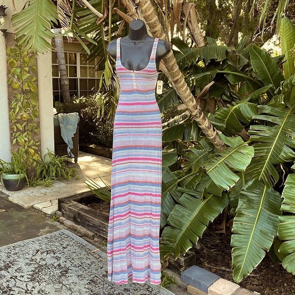 Quicksilver striped maxi column dress - Picture 1 of 9